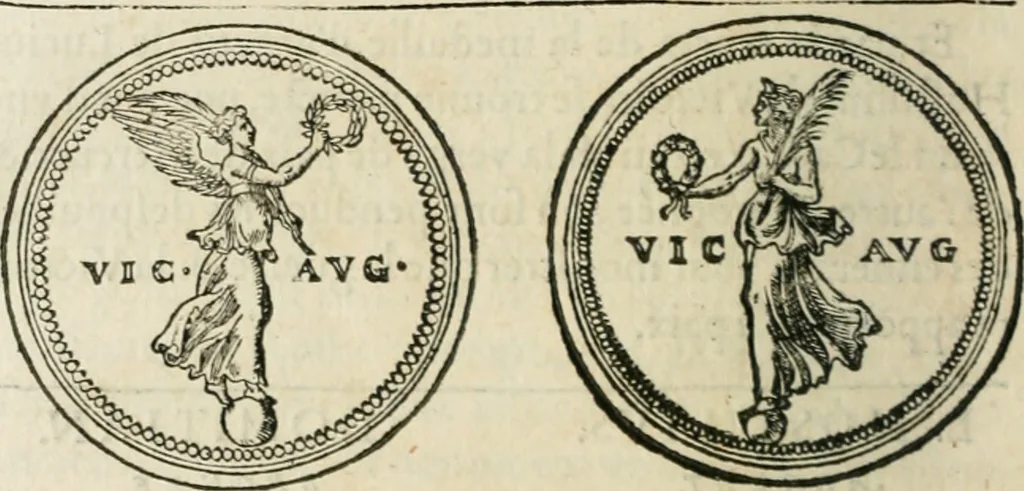 An illustration from Discours de la religion des anciens Romains--, 1581, leaf 187