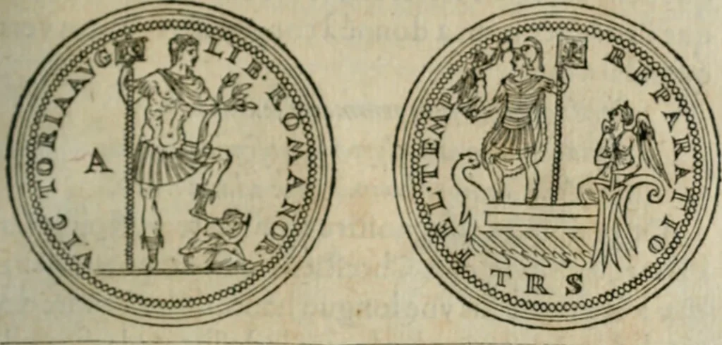 An illustration from Discours de la religion des anciens Romains--, 1581, leaf 190