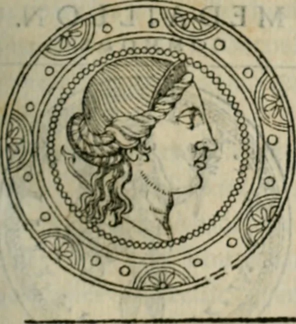 An illustration from Discours de la religion des anciens Romains--, 1581, leaf 194