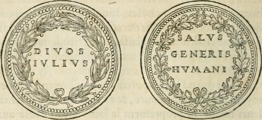 An illustration from Discours de la religion des anciens Romains--, 1581, leaf 209