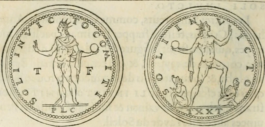 An illustration from Discours de la religion des anciens Romains--, 1581, leaf 211
