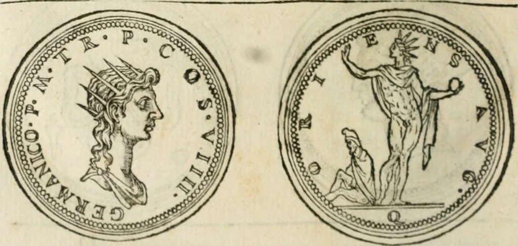 An illustration from Discours de la religion des anciens Romains--, 1581, leaf 213