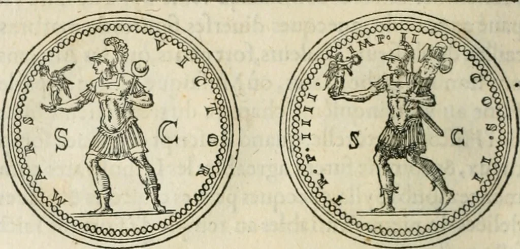 An illustration from Discours de la religion des anciens Romains--, 1581, leaf 225