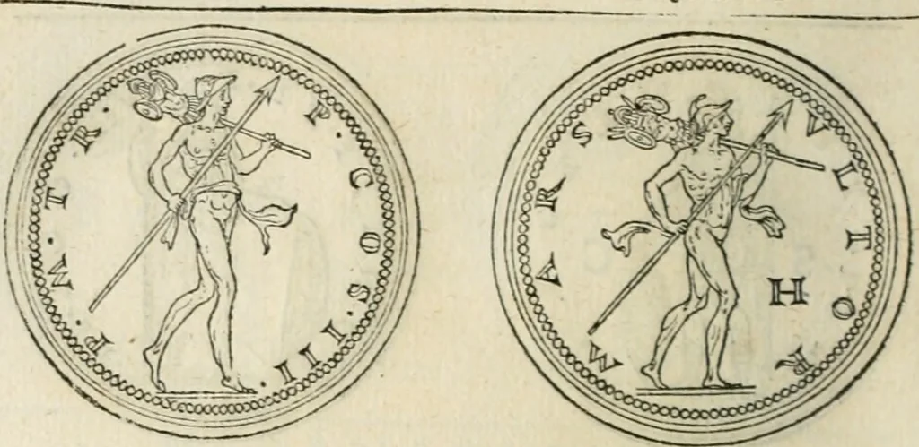 An illustration from Discours de la religion des anciens Romains--, 1581, leaf 227