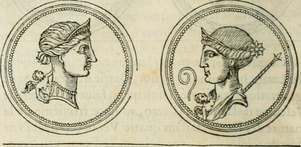 An illustration from Discours de la religion des anciens Romains--, 1581, leaf 231