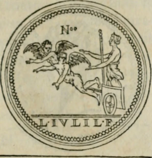 An illustration from Discours de la religion des anciens Romains--, 1581, leaf 232