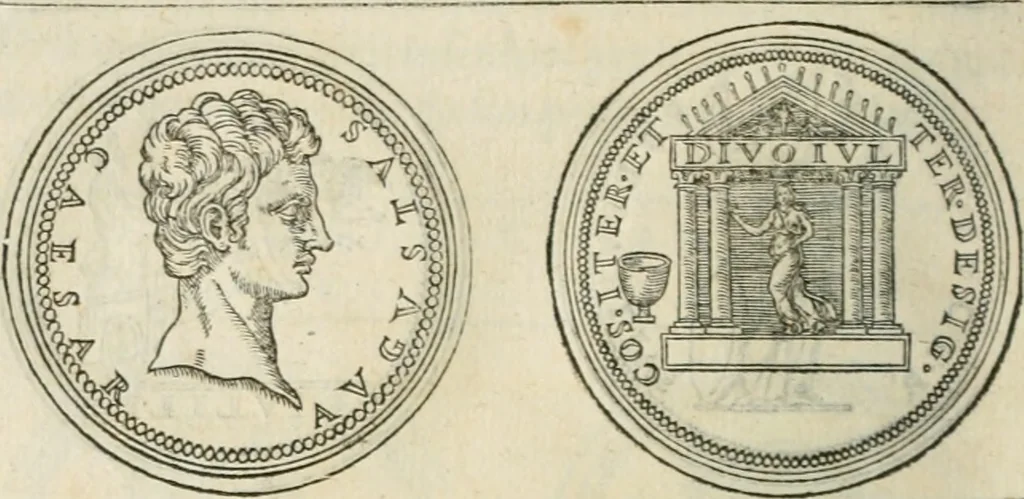 An illustration from Discours de la religion des anciens Romains--, 1581, leaf 233
