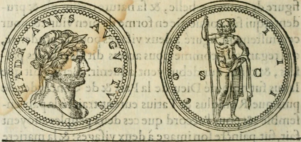 An illustration from Discours de la religion des anciens Romains--, 1581, leaf 25