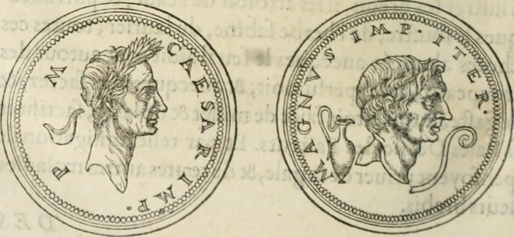 An illustration from Discours de la religion des anciens Romains--, 1581, leaf 251