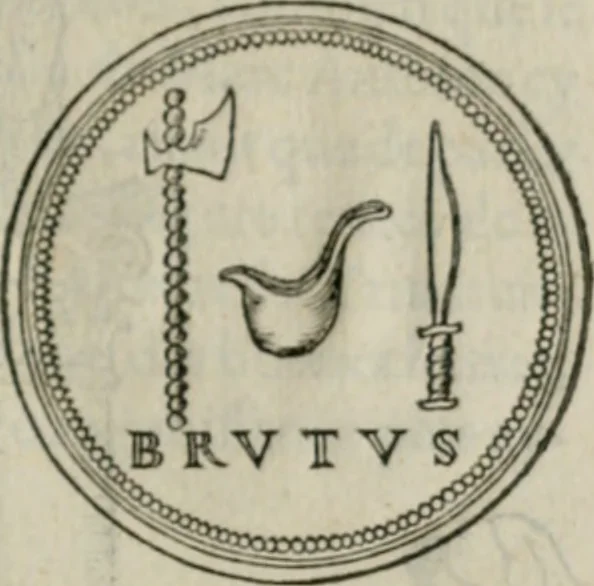An illustration from Discours de la religion des anciens Romains--, 1581, leaf 256