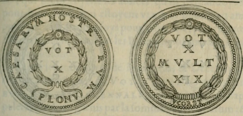 An illustration from Discours de la religion des anciens Romains--, 1581, leaf 278