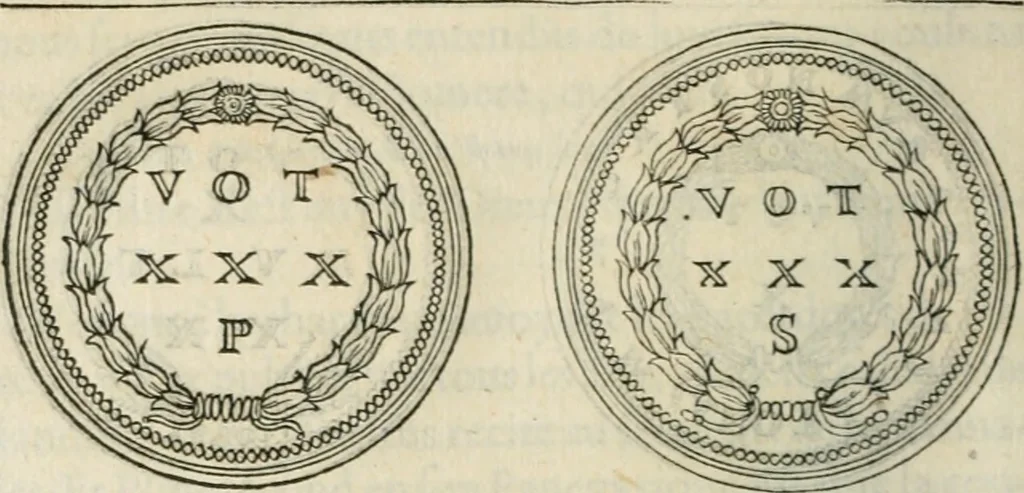 An illustration from Discours de la religion des anciens Romains--, 1581, leaf 279