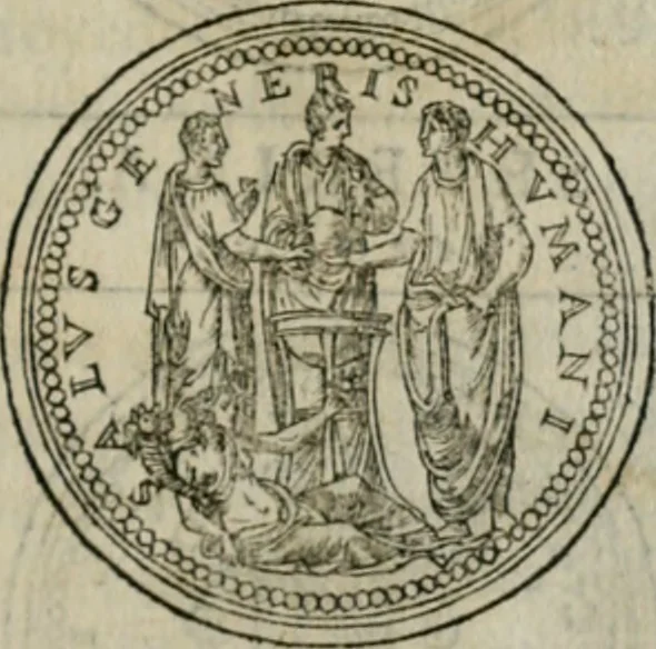 An illustration from Discours de la religion des anciens Romains--, 1581, leaf 30