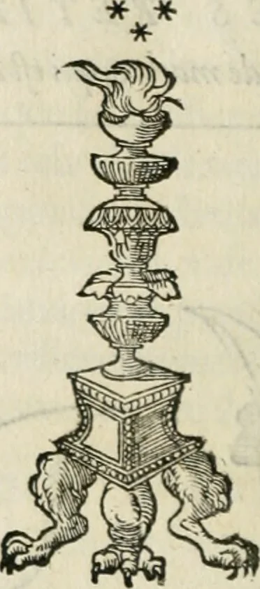 An illustration from Discours de la religion des anciens Romains--, 1581, leaf 313