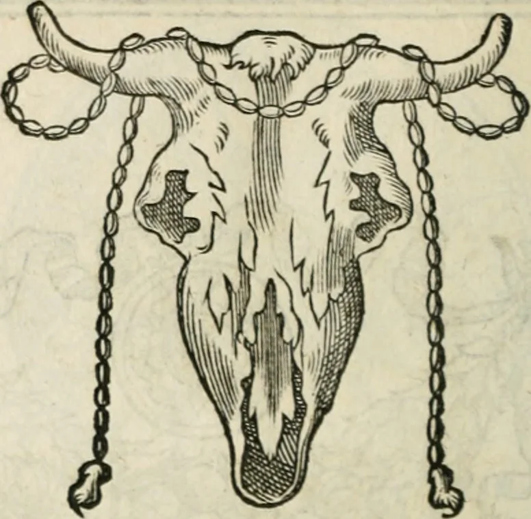 An illustration from Discours de la religion des anciens Romains--, 1581, leaf 321
