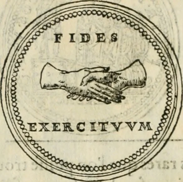 An illustration from Discours de la religion des anciens Romains--, 1581, leaf 39