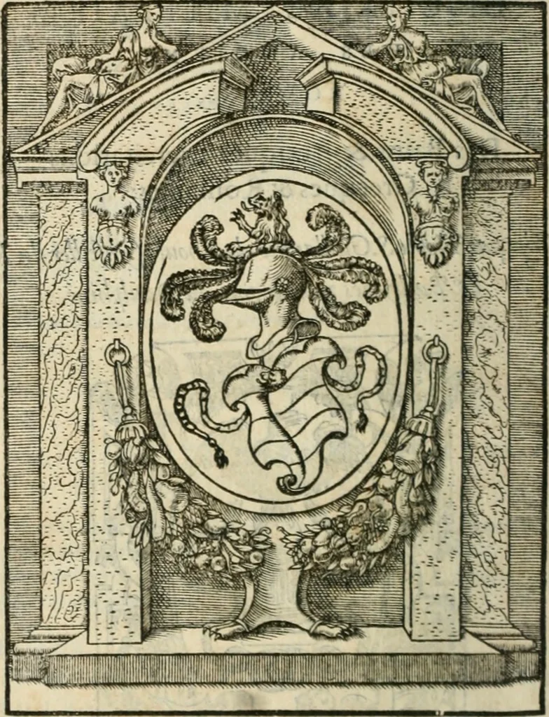 An illustration from Discours de la religion des anciens Romains--, 1581, leaf 401