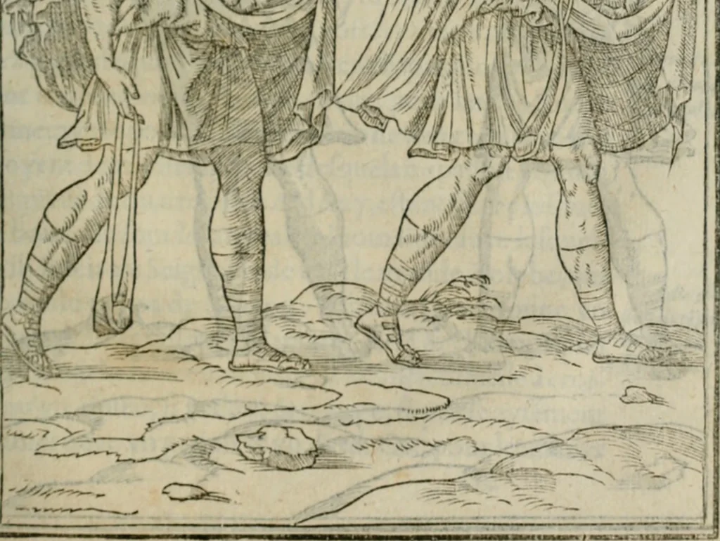 An illustration from Discours de la religion des anciens Romains--, 1581, leaf 414