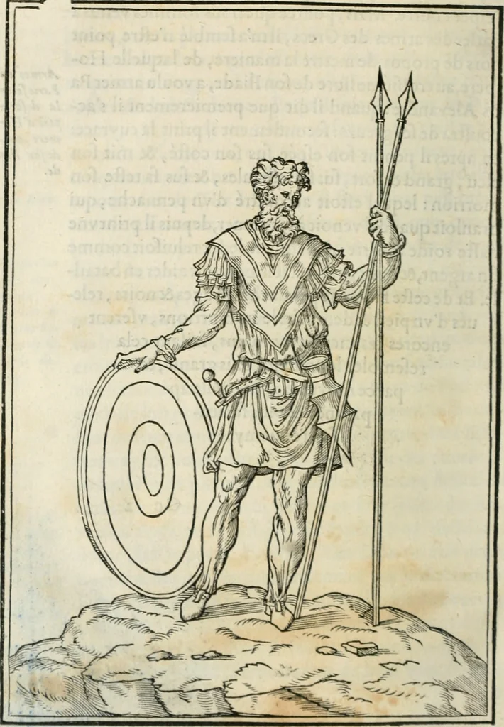An illustration from Discours de la religion des anciens Romains--, 1581, leaf 419