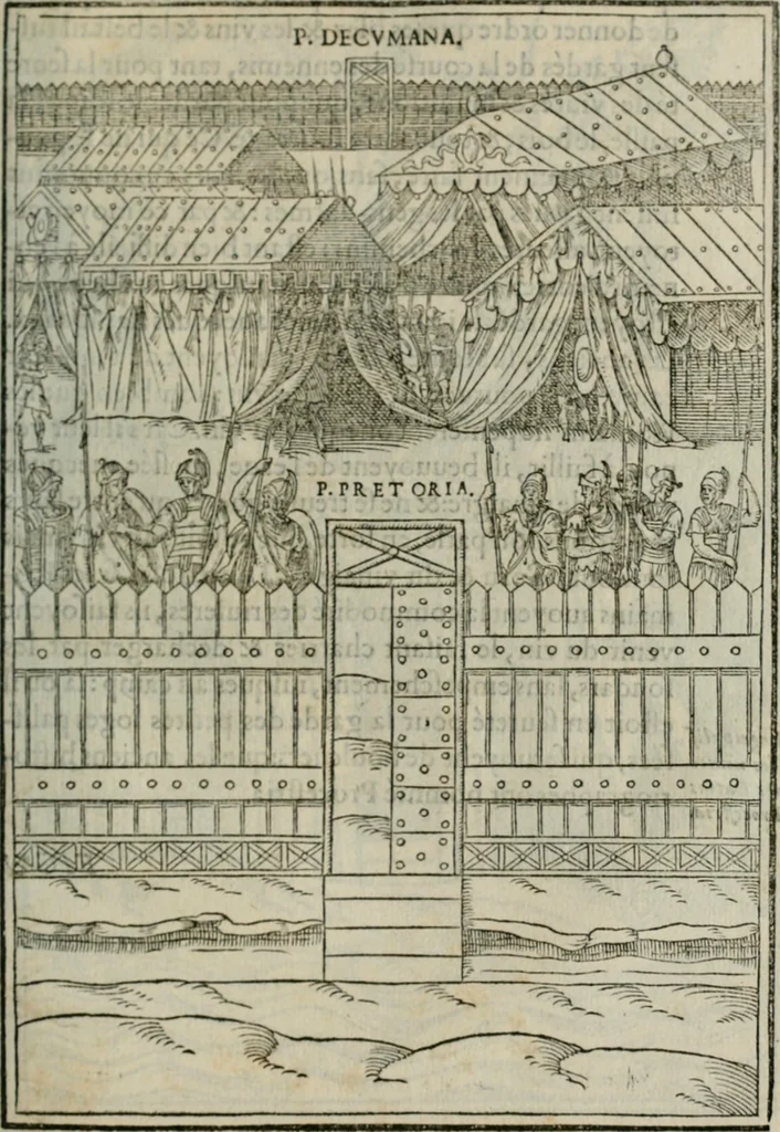An illustration from Discours de la religion des anciens Romains--, 1581, leaf 436