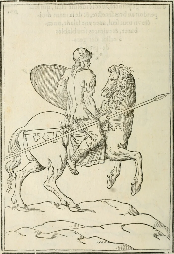 An illustration from Discours de la religion des anciens Romains--, 1581, leaf 455