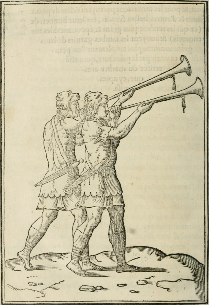An illustration from Discours de la religion des anciens Romains--, 1581, leaf 493