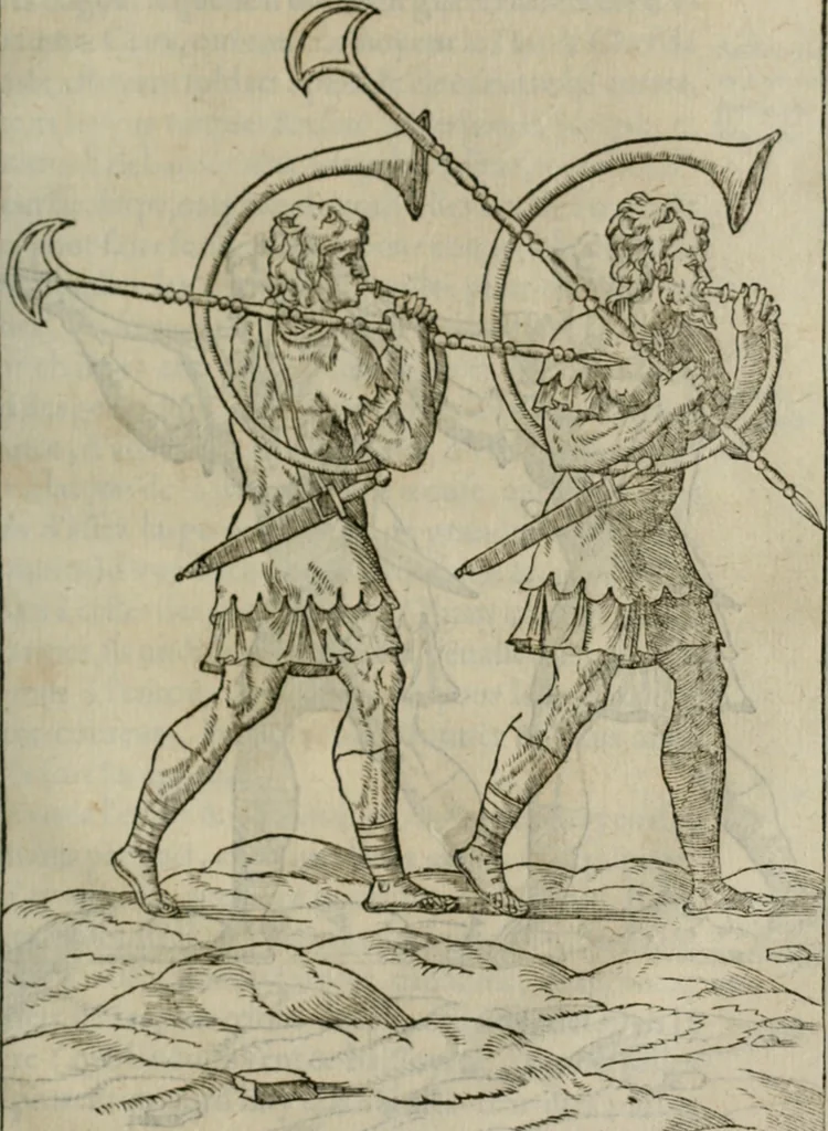 An illustration from Discours de la religion des anciens Romains--, 1581, leaf 494