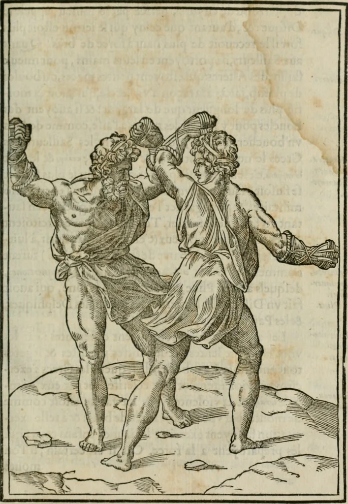 An illustration from Discours de la religion des anciens Romains--, 1581, leaf 548
