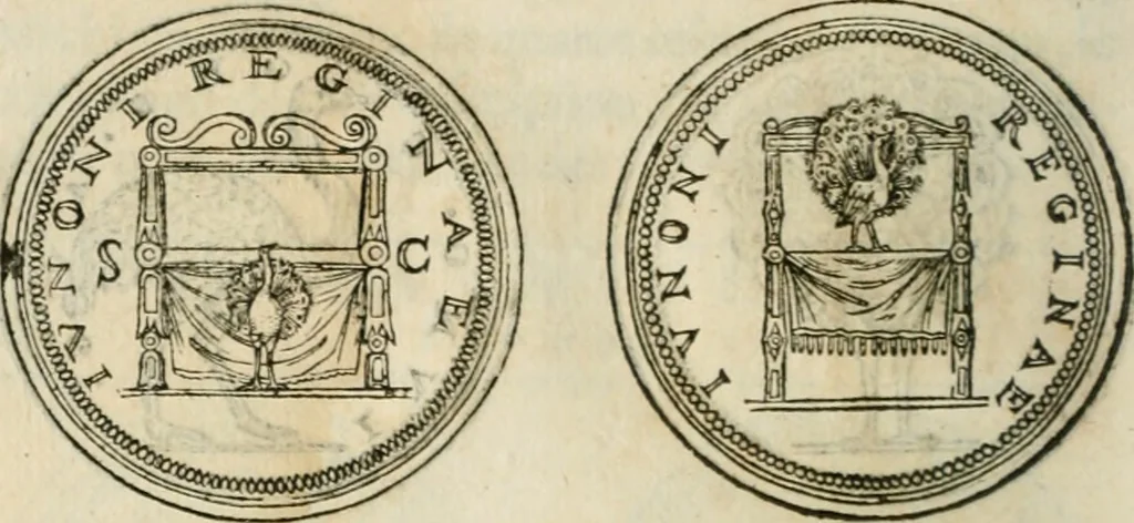 An illustration from Discours de la religion des anciens Romains--, 1581, leaf 55