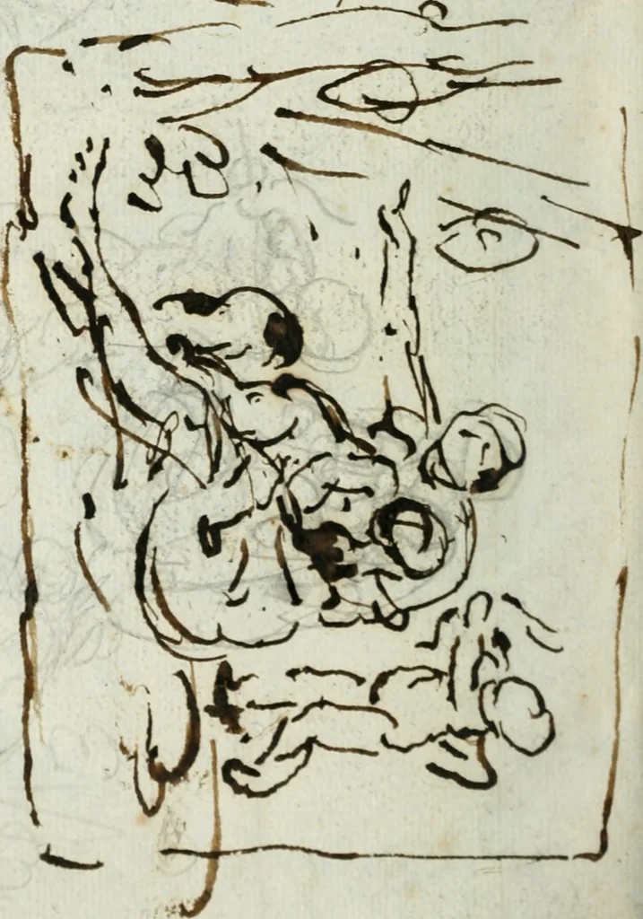 An illustration from Discours de la religion des anciens Romains--, 1581, leaf 565