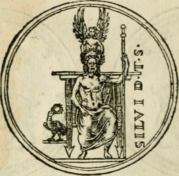 An illustration from Discours de la religion des anciens Romains--, 1581, leaf 61