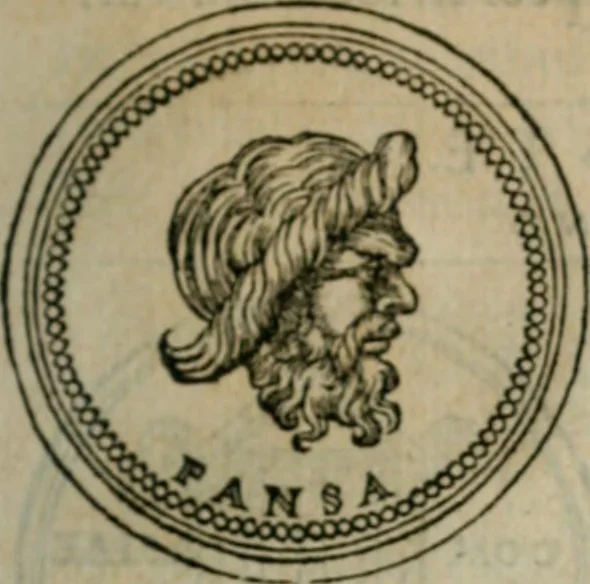 An illustration from Discours de la religion des anciens Romains--, 1581, leaf 70