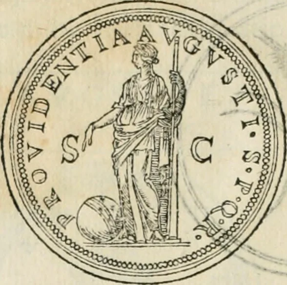 An illustration from Discours de la religion des anciens Romains--, 1581, leaf 77