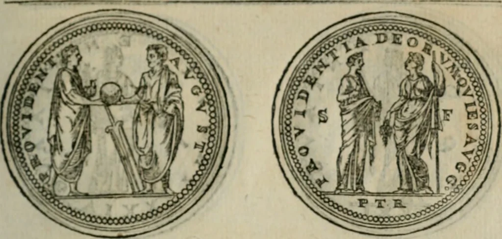 An illustration from Discours de la religion des anciens Romains--, 1581, leaf 78