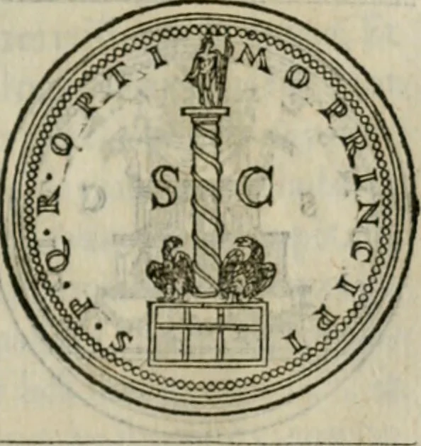 An illustration from Discours de la religion des anciens Romains--, 1581, leaf 82