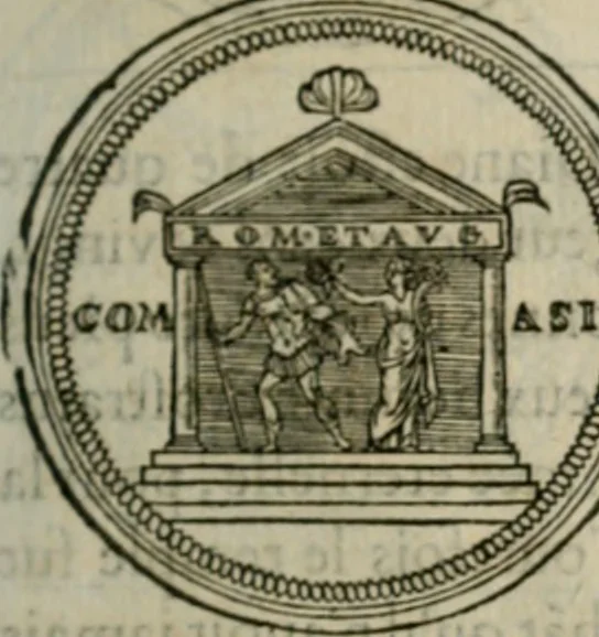 An illustration from Discours de la religion des anciens Romains--, 1581, leaf 88