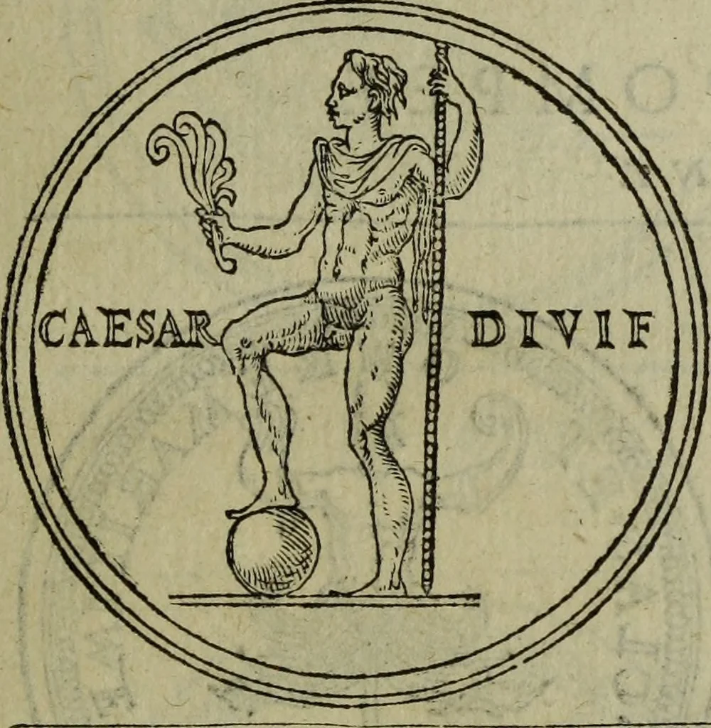An illustration from Discours de la religion des anciens Romains : de la castrametation & discipline militaire d'iceux. Des bains & antiques exercitations grecques & romaines ..., 1581, leaf 104