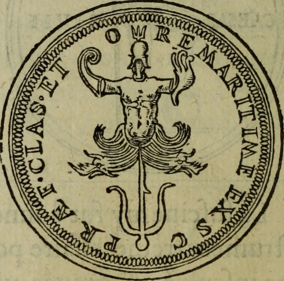 An illustration from Discours de la religion des anciens Romains : de la castrametation & discipline militaire d'iceux. Des bains & antiques exercitations grecques & romaines ..., 1581, leaf 105