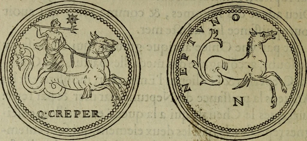 An illustration from Discours de la religion des anciens Romains : de la castrametation & discipline militaire d'iceux. Des bains & antiques exercitations grecques & romaines ..., 1581, leaf 109