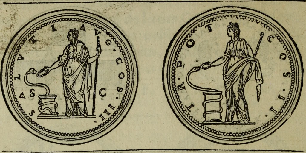 An illustration from Discours de la religion des anciens Romains : de la castrametation & discipline militaire d'iceux. Des bains & antiques exercitations grecques & romaines ..., 1581, leaf 115