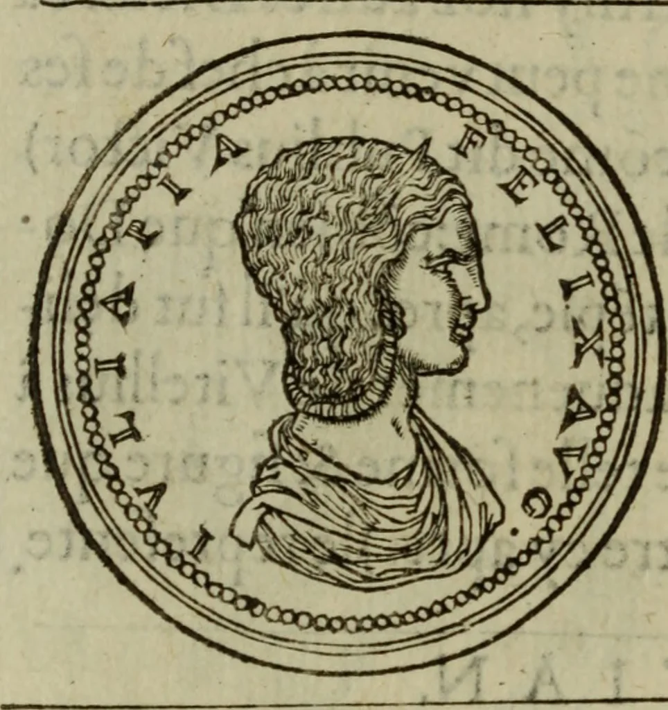 An illustration from Discours de la religion des anciens Romains : de la castrametation & discipline militaire d'iceux. Des bains & antiques exercitations grecques & romaines ..., 1581, leaf 117