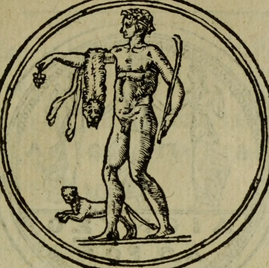 An illustration from Discours de la religion des anciens Romains : de la castrametation & discipline militaire d'iceux. Des bains & antiques exercitations grecques & romaines ..., 1581, leaf 146