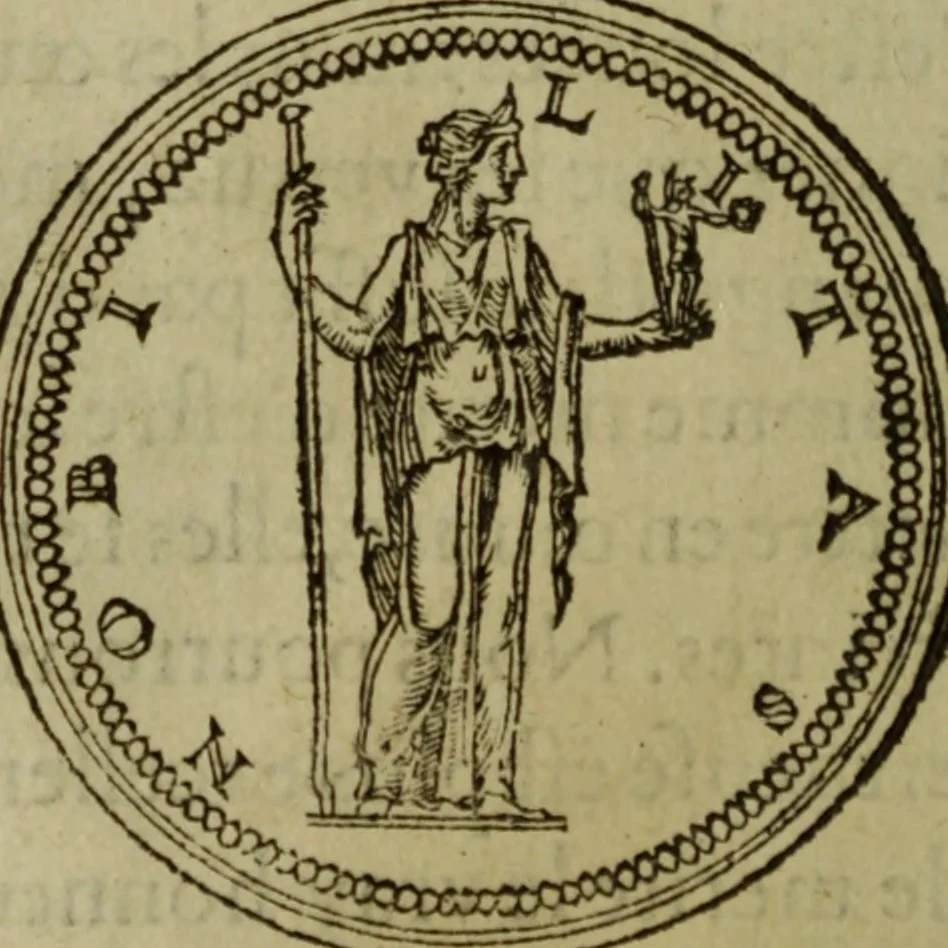 An illustration from Discours de la religion des anciens Romains : de la castrametation & discipline militaire d'iceux. Des bains & antiques exercitations grecques & romaines ..., 1581, leaf 159