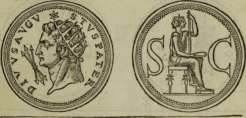An illustration from Discours de la religion des anciens Romains : de la castrametation & discipline militaire d'iceux. Des bains & antiques exercitations grecques & romaines ..., 1581, leaf 16