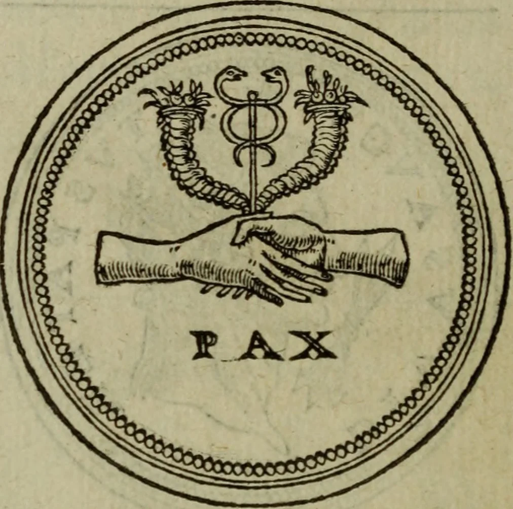 An illustration from Discours de la religion des anciens Romains : de la castrametation & discipline militaire d'iceux. Des bains & antiques exercitations grecques & romaines ..., 1581, leaf 17