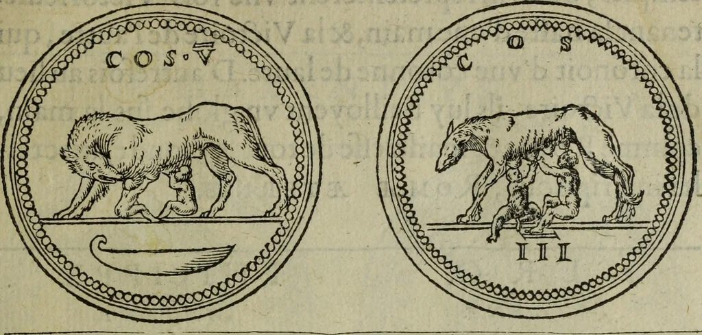 An illustration from Discours de la religion des anciens Romains : de la castrametation & discipline militaire d'iceux. Des bains & antiques exercitations grecques & romaines ..., 1581, leaf 172