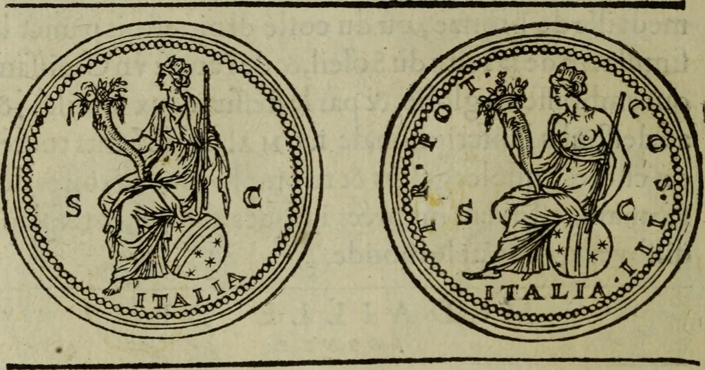 An illustration from Discours de la religion des anciens Romains : de la castrametation & discipline militaire d'iceux. Des bains & antiques exercitations grecques & romaines ..., 1581, leaf 177
