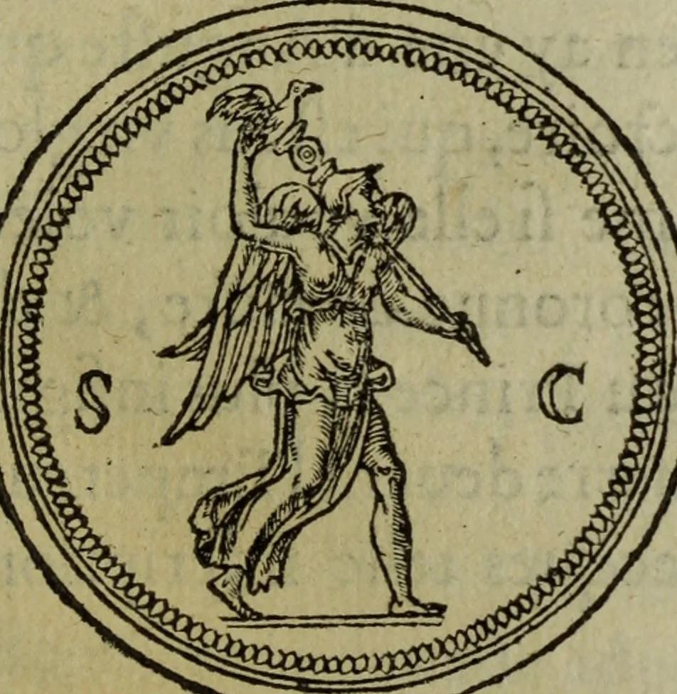 An illustration from Discours de la religion des anciens Romains : de la castrametation & discipline militaire d'iceux. Des bains & antiques exercitations grecques & romaines ..., 1581, leaf 180