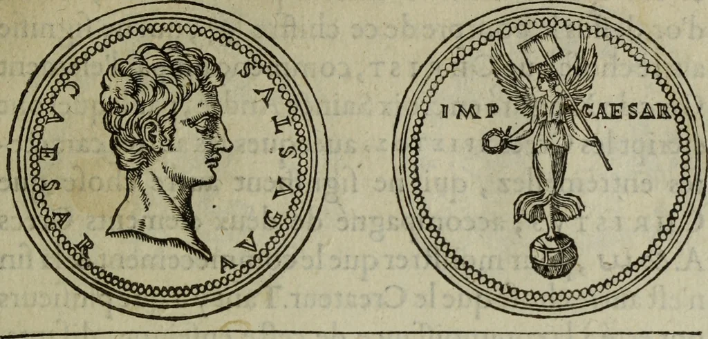 An illustration from Discours de la religion des anciens Romains : de la castrametation & discipline militaire d'iceux. Des bains & antiques exercitations grecques & romaines ..., 1581, leaf 182