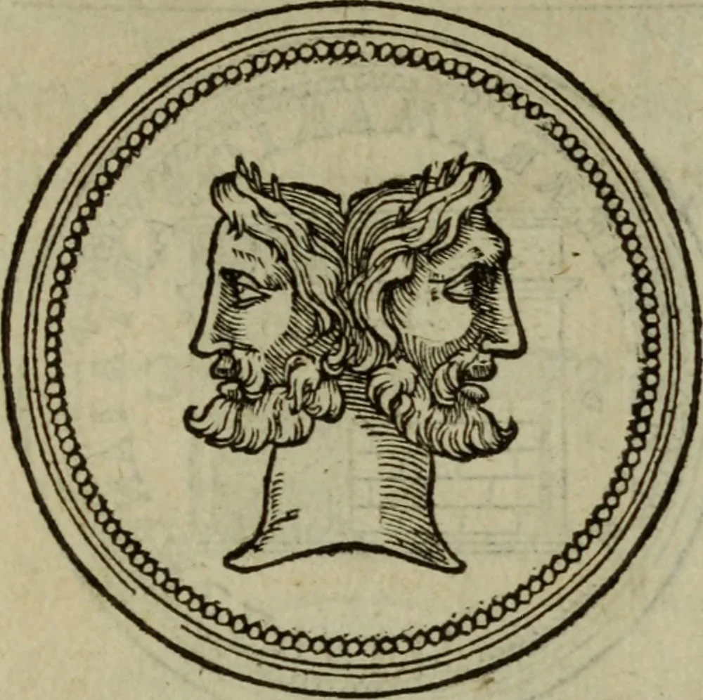 An illustration from Discours de la religion des anciens Romains : de la castrametation & discipline militaire d'iceux. Des bains & antiques exercitations grecques & romaines ..., 1581, leaf 19